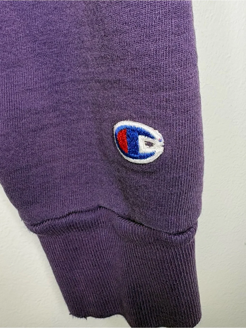 Vintage 90s Champion Sweatshirt Purple Crewneck Size L Unisex